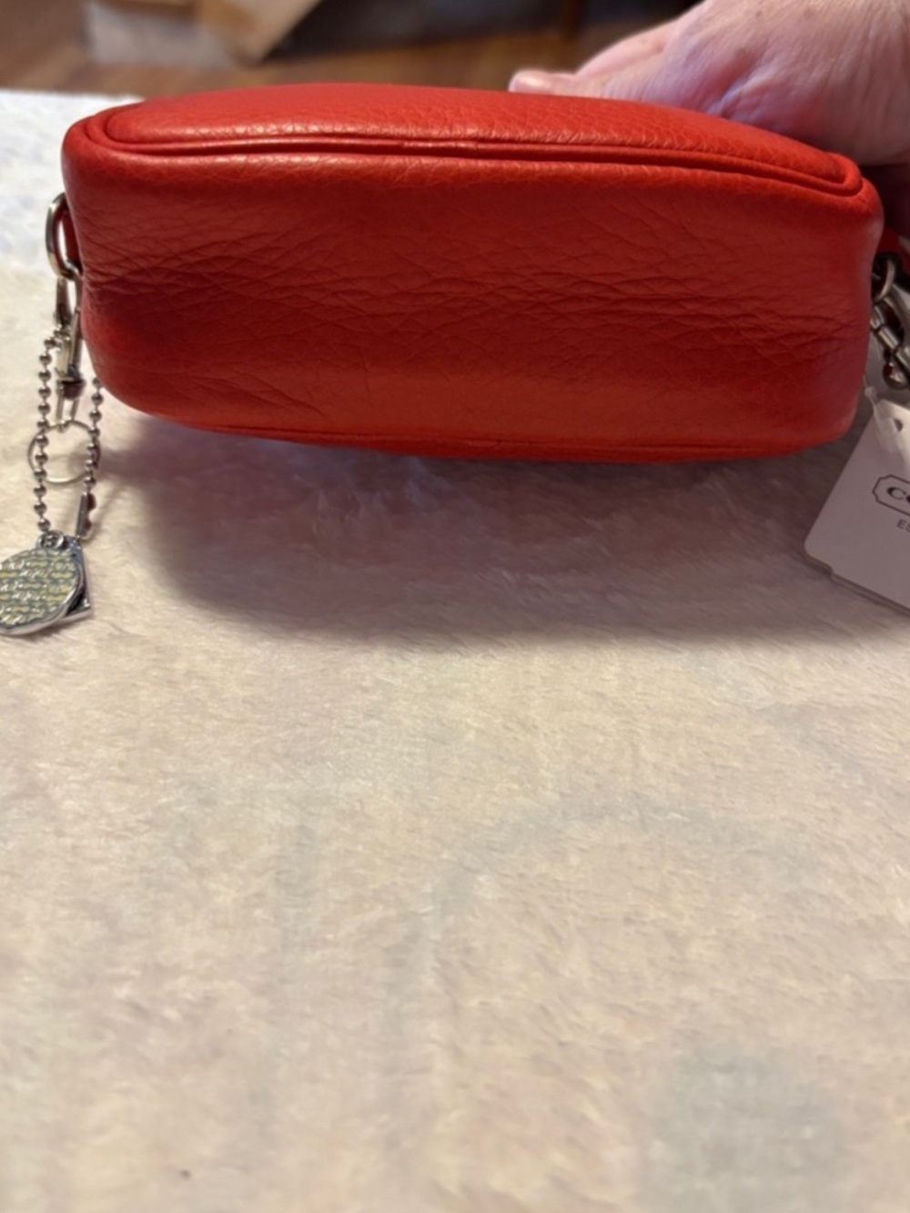 Coach Red Leather Wristlet - Picture 7 of 13